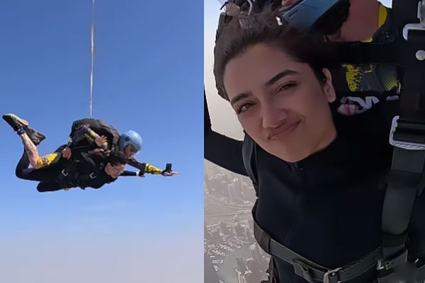 Bhagyashrii Borse: దుబాయ్‌లో స్కై డైవింగ్ చేసిన టాలీవుడ్ నటి