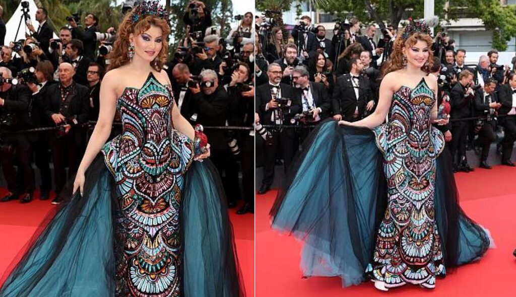 Urvashi Rautela కేన్స్ లో ఐశ్వర్య లుక్ ను ఊర్వశి రౌతేలా కాపీ