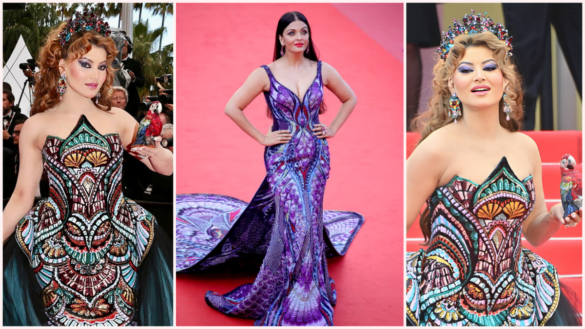 కేన్స్ లో ఐశ్వర్య లుక్ ను ఊర్వశి రౌతేలా కాపీ