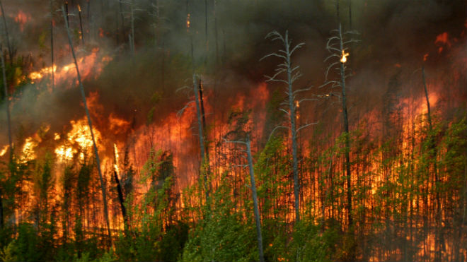 Canada: కెనడాలోని కార్చిచ్చు.. వేలమంది తరలింపు..!
