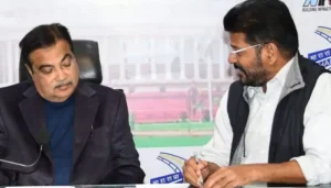 కేంద్రమంత్రి నితిన్‌ గడ్కరీతో సీఎం రేవంత్‌ భేటీ