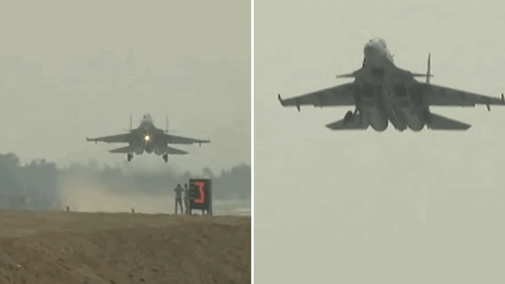 Ganga Expressway : గంగా ఎక్స్ప్రెస్వేపై యుద్ధవిమానాల టేకాఫ్, ల్యాండింగ్ పరీక్ష