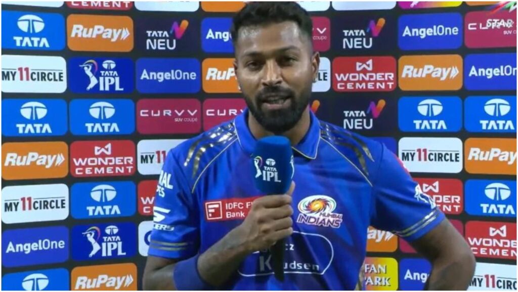 Hardik Pandya: MI ప్లే ఆఫ్స్ కి చేరినందుకు చాలా సంతోషంగా ఉంది హార్దిక్ పాండ్యా