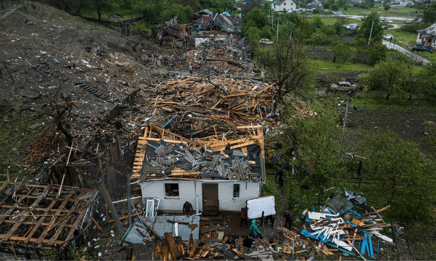 ఉక్రెయిన్ సరిహద్దు గ్రామాలను స్వాధీనం చేసుకున్న రష్యా