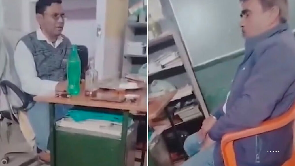 School : తరగతి గదిని బార్‌గా మార్చిన ఉపాధ్యాయులు