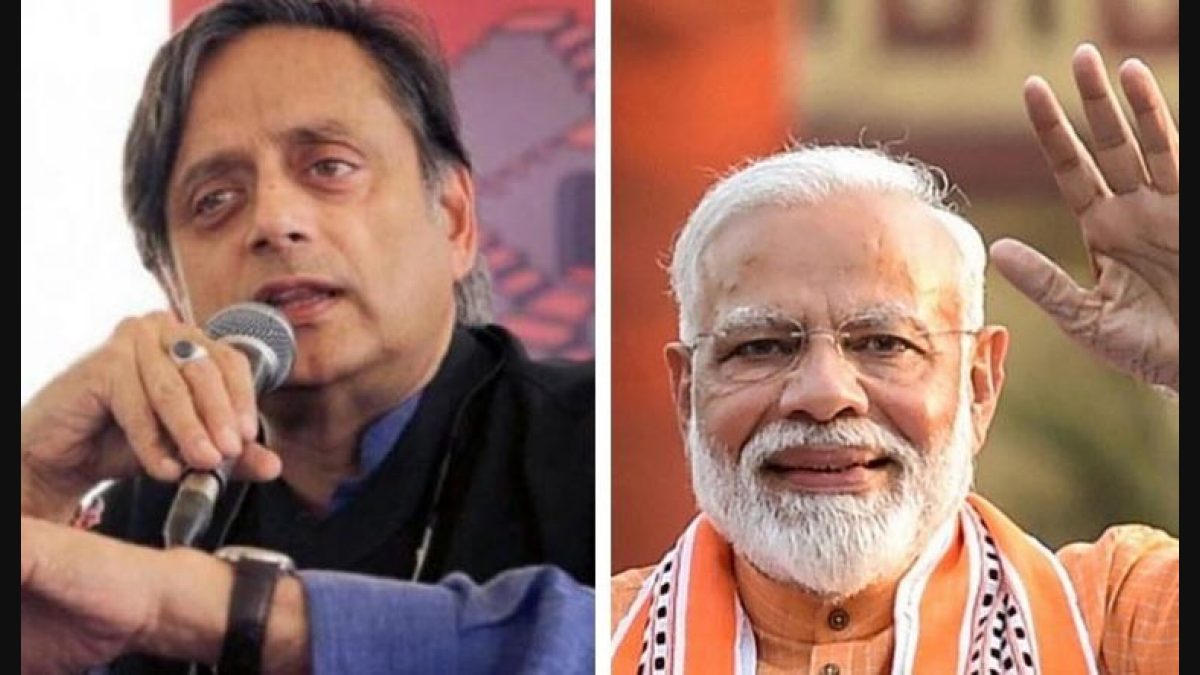 శశిథరూర్ – నరేంద్రమోదీల మధ్య ఆసక్తికర వ్యాఖ్యలు