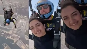 దుబాయ్‌లో స్కై డైవింగ్ చేసిన టాలీవుడ్ నటి