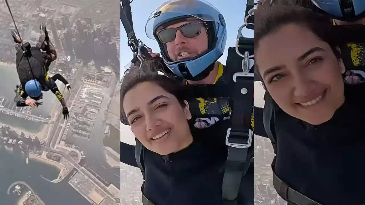 దుబాయ్‌లో స్కై డైవింగ్ చేసిన టాలీవుడ్ నటి