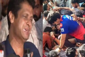 తొక్కిస‌లాట‌లో .. పోస్టుమార్టం వద్దంటూ కన్నీటిపర్యంతం : తండ్రి