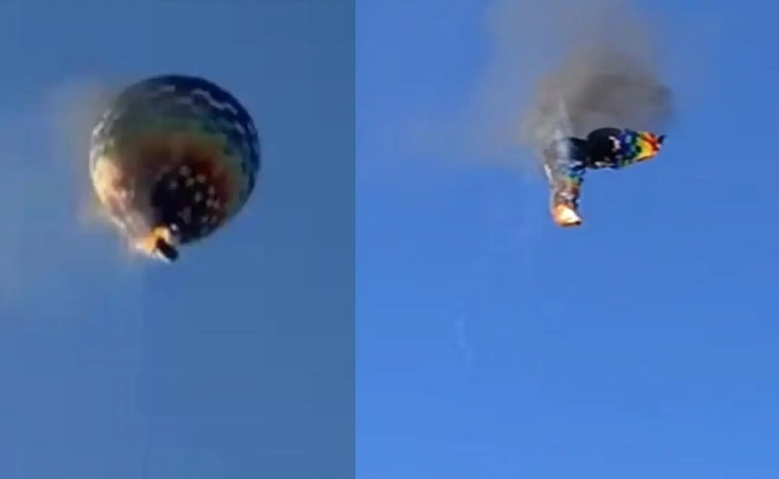 Brazil: బ్రెజిల్‌లోని శాంటా కేథరినాలో గగనతలంలో మరో ఘోరం.. మంటల్లో హాట్ ఎయిర్‌ బెలూన్‌