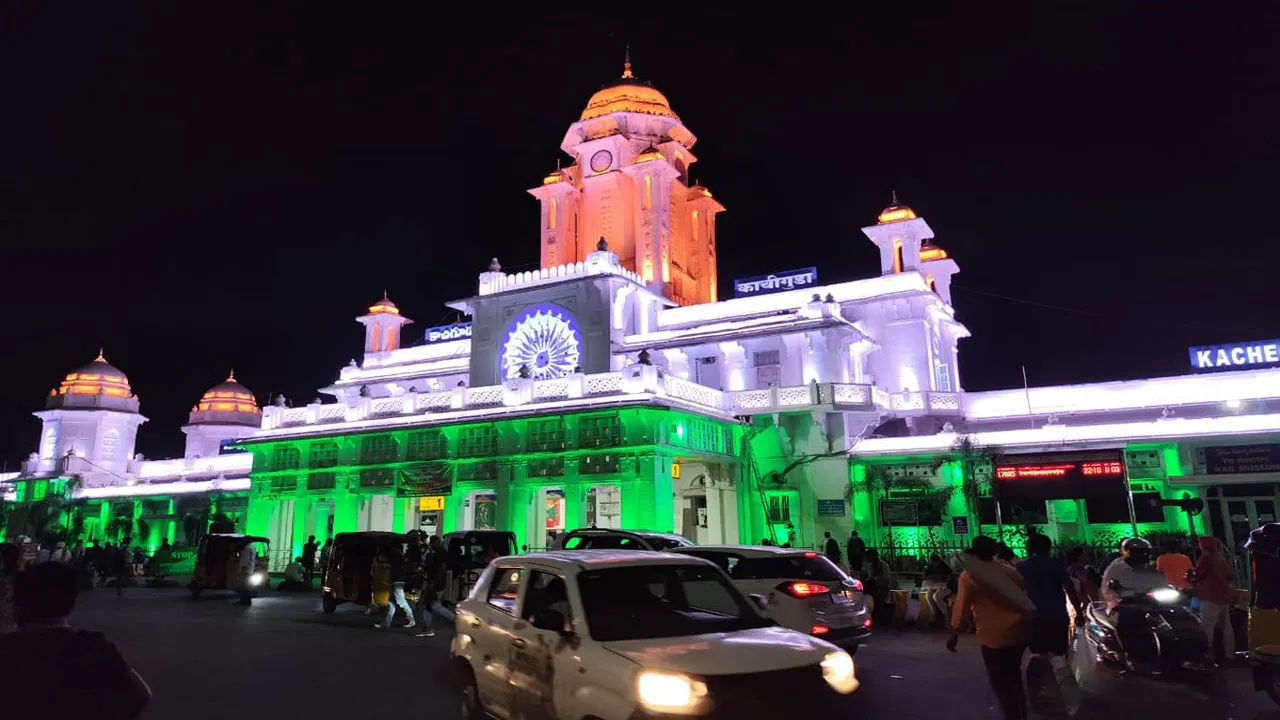 కాచిగూడ రైల్వే స్టేషన్‌లో నూతన లైటింగ్ సిస్టమ్