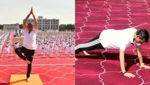 యోగా డే వేడుక‌ల్లో పాల్గొన్న‌ తమిళనాడు గవర్నర్