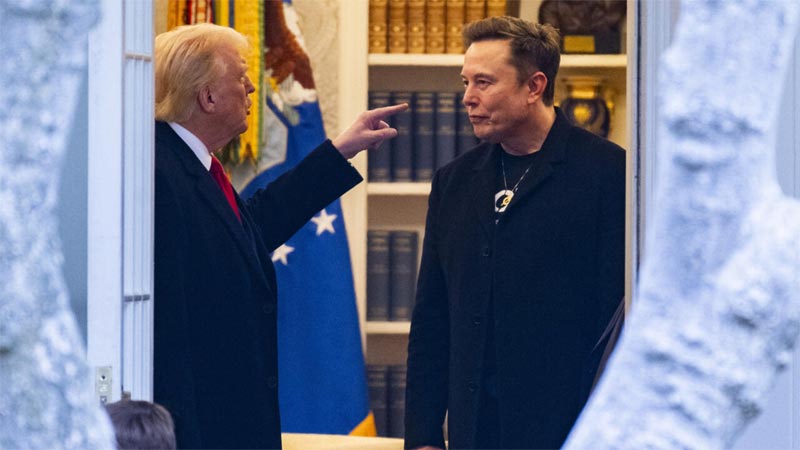 Musk-Trump Fight: : మస్క్‌ కు రూ.12.8 లక్షల కోట్ల నష్టం