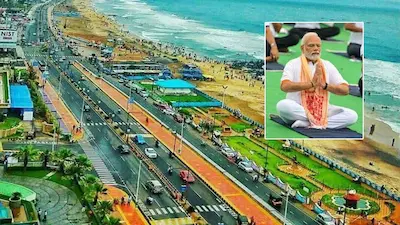 Visakha: అంగరంగ వైభవంగా రేపు విశాఖలో ‘యోగాంధ్ర’ ఏర్పాట్లు