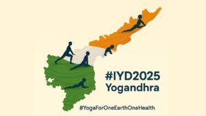 వన్ ఎర్త్ – వన్ హెల్త్ నినాదంతో యోగాంధ్ర