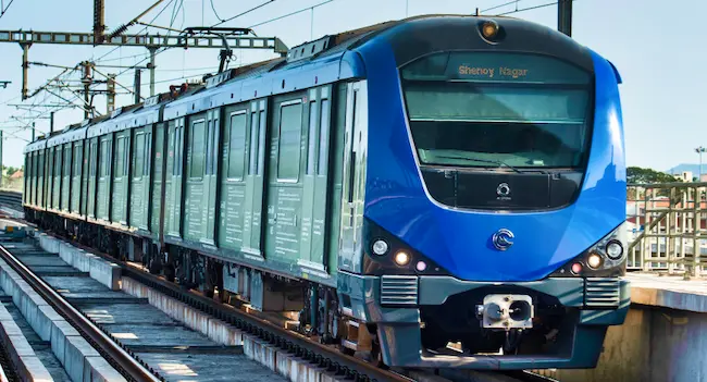 Chennai: దేశంలోనే తొలిసారి చెన్నైలో 8 అంతస్థుల భవనంలో మెట్రో రైలు