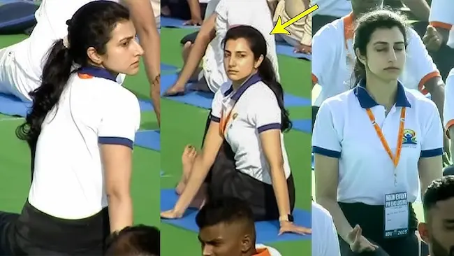 YOGA: యోగాంధ్ర కార్యక్రమంలో పాల్గొన్న నారా బ్రాహ్మణి