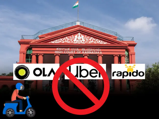  Bike taxi : కర్ణాటకలో నిలిపివేసిన బైక్‌ ట్యాక్సీ సేవలు  