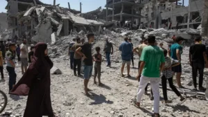 గాజాపై ఇజ్రాయెల్‌ దాడులు.. 82 మంది పాలస్తీనియన్లు మృతి