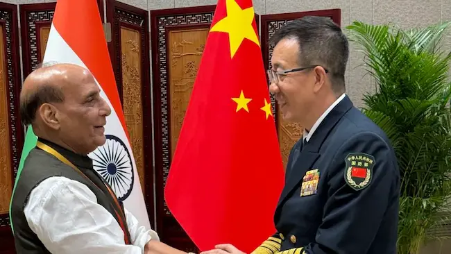  Rajnath : చైనా రక్షణ మంత్రితో రాజ్‌నాథ్‌ సింగ్‌ భేటీ.. 