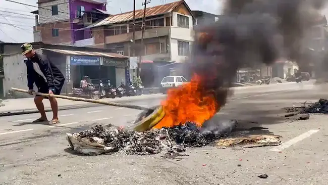 Manipur: మైతీ తెగ నాయకుల అరెస్ట్‌తో మళ్ళీ రగిలిన మణిపూర్‌