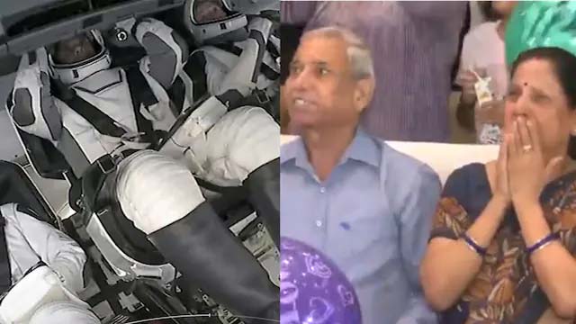 Axiom-4 Mission : నింగిలోకి కొడుకు.. ఏడ్చేసిన తల్లి