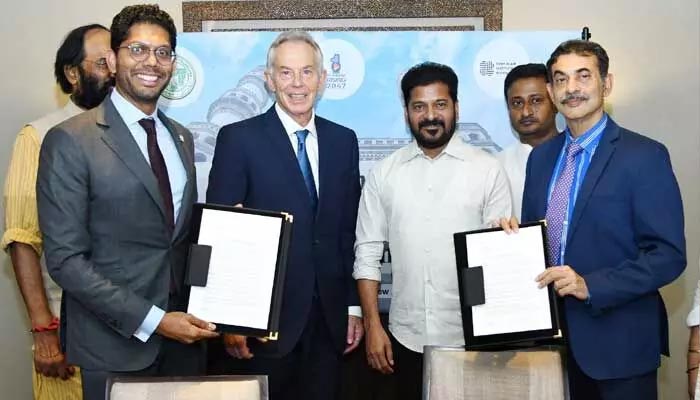 Tony Blair : టోనీ బ్లెయిర్ సంస్థతో తెలంగాణ ఒప్పందం