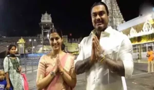శ్రీవారిని దర్శించుకున్న వరలక్ష్మి శరత్‌కుమార్ దంపతులు