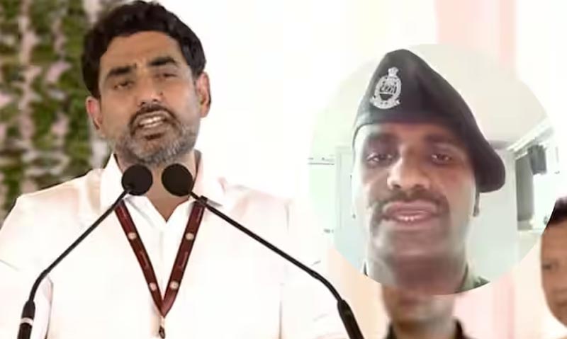 Land : వైసీపీ నేత జవాన్ భూమి కబ్జా చేసాడు – లోకేష్