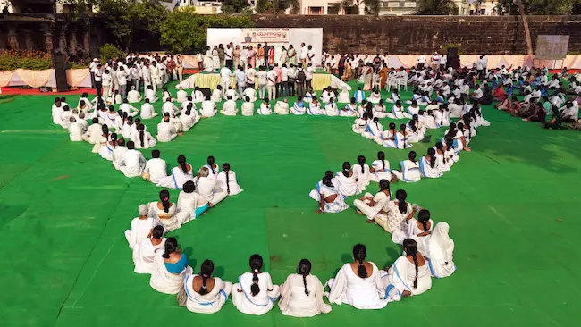 Yoga: ద్రాక్షారామ భీమేశ్వరుని సన్నిధిలో జిల్లా స్థాయి యోగా ఉత్సవం