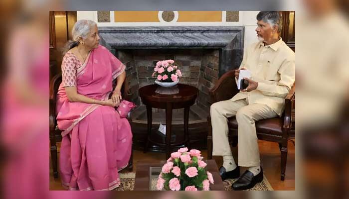 Chandrababu : ఆర్థికశాఖ మంత్రి నిర్మలా సీతారామన్ తో చంద్రబాబు భేటీ