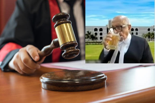 Gujarat High Court : తీరిగ్గా బీరు తాగుతూ కనిపించిన న్యాయవాది!