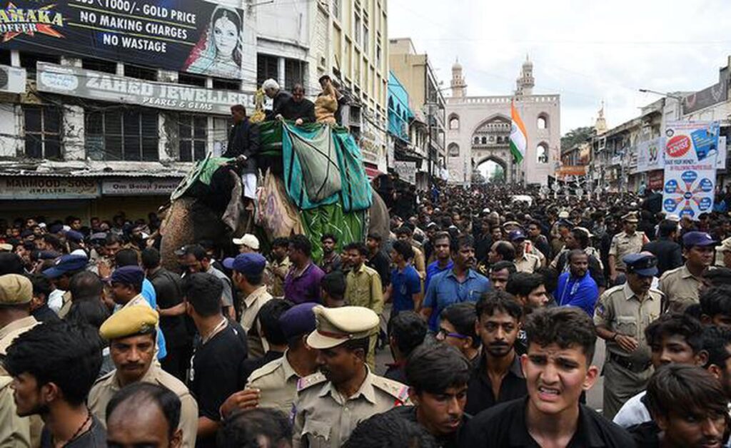 Hyderabad: Bibi Ka Alam procession in Old Basti