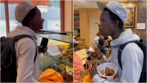 ఇస్కాన్ రెస్టారెంట్ లో చికెన్ తిన్న యువకుడు క్షమాపణలు చెప్పాడు!