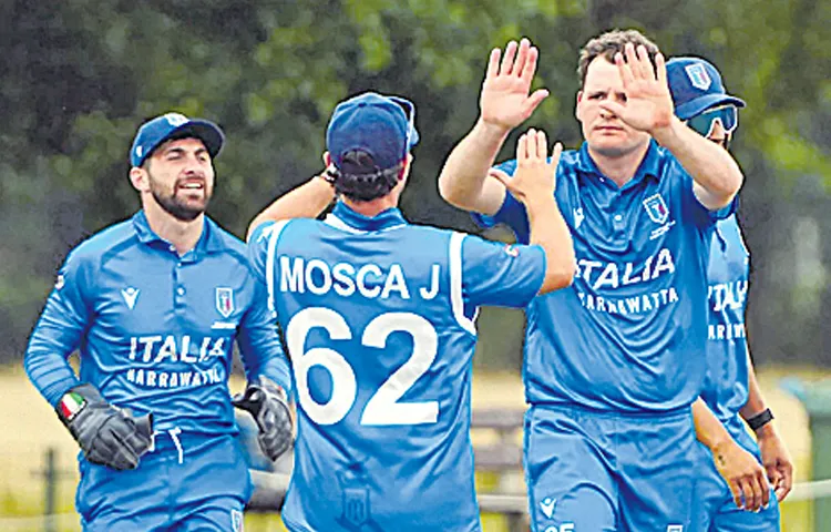 Sports : ఇటలీకి టీ20 వరల్డ్‌కప్‌కి ఎంట్రీ