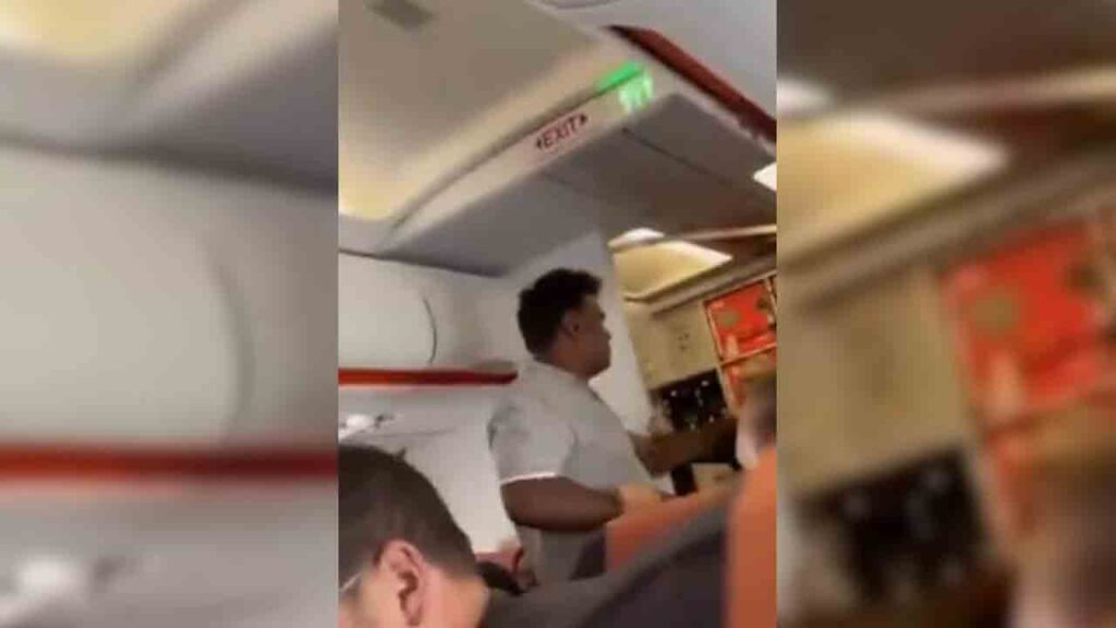 Viral Video : లండన్-గ్లాస్గో విమానంలో బాంబు పెట్టబోతున్నానంటూ ప్ర‌యాణికుడి కలకలం..
