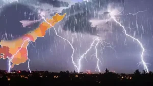 ద్రోణి ప్రభావం తో ఆంధ్రలో వర్షాలు