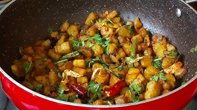 Raw banana fry recipe