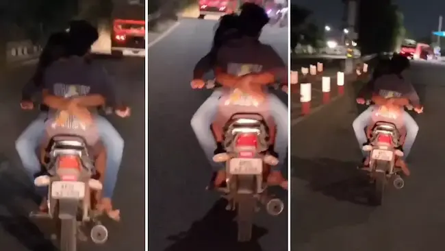 Hyderabad: జాతీయ రహదారిపై యువ జంట హల్‌చల్