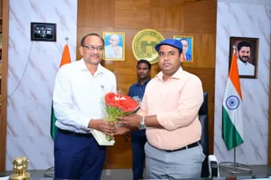 మెదక్ జిల్లా నీటిపారుదల SE గా అదనపు బాధ్యతలు స్వీకరించిన రాజేంద్రప్రసాద్