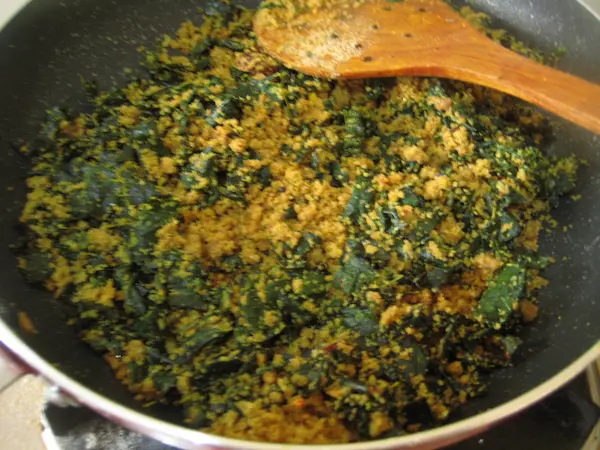 Moringa Leaves with Tapioca Flour Curry