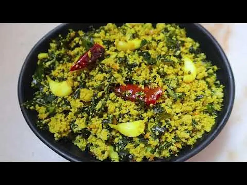 Moringa Leaves with Tapioca Flour Curry