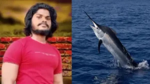 అనకాపల్లి జిల్లాలో సముద్రంలోకి మత్స్యకారుడిని లాక్కెళ్లిన చేప