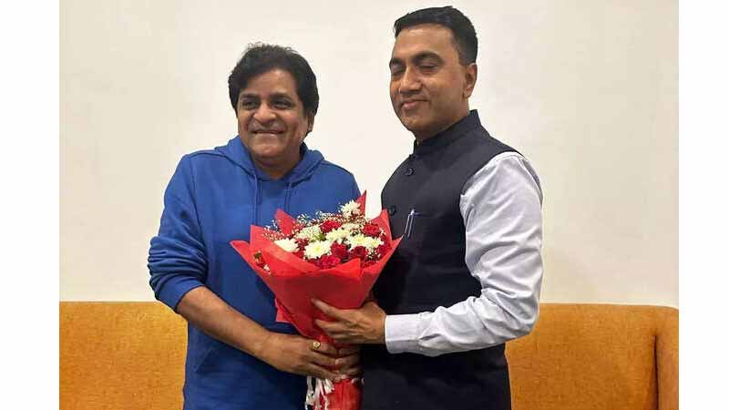 Comedian Ali: గోవా సీఎంతో కమెడియన్ అలీ భేటీ