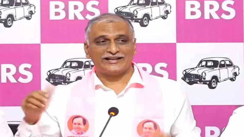 Harish Rao : కేసీఆర్ వాటర్ మ్యాన్ .. రేవంత్ రెడ్డి వాటా మ్యాన్ – హ‌రీశ్‌రావు