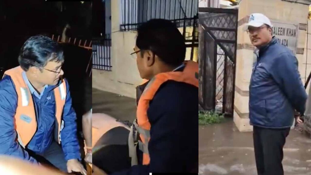 Hydraa : హైదరాబాద్లో వర్షం.. బోట్లలో ప్రజల తరలింపు