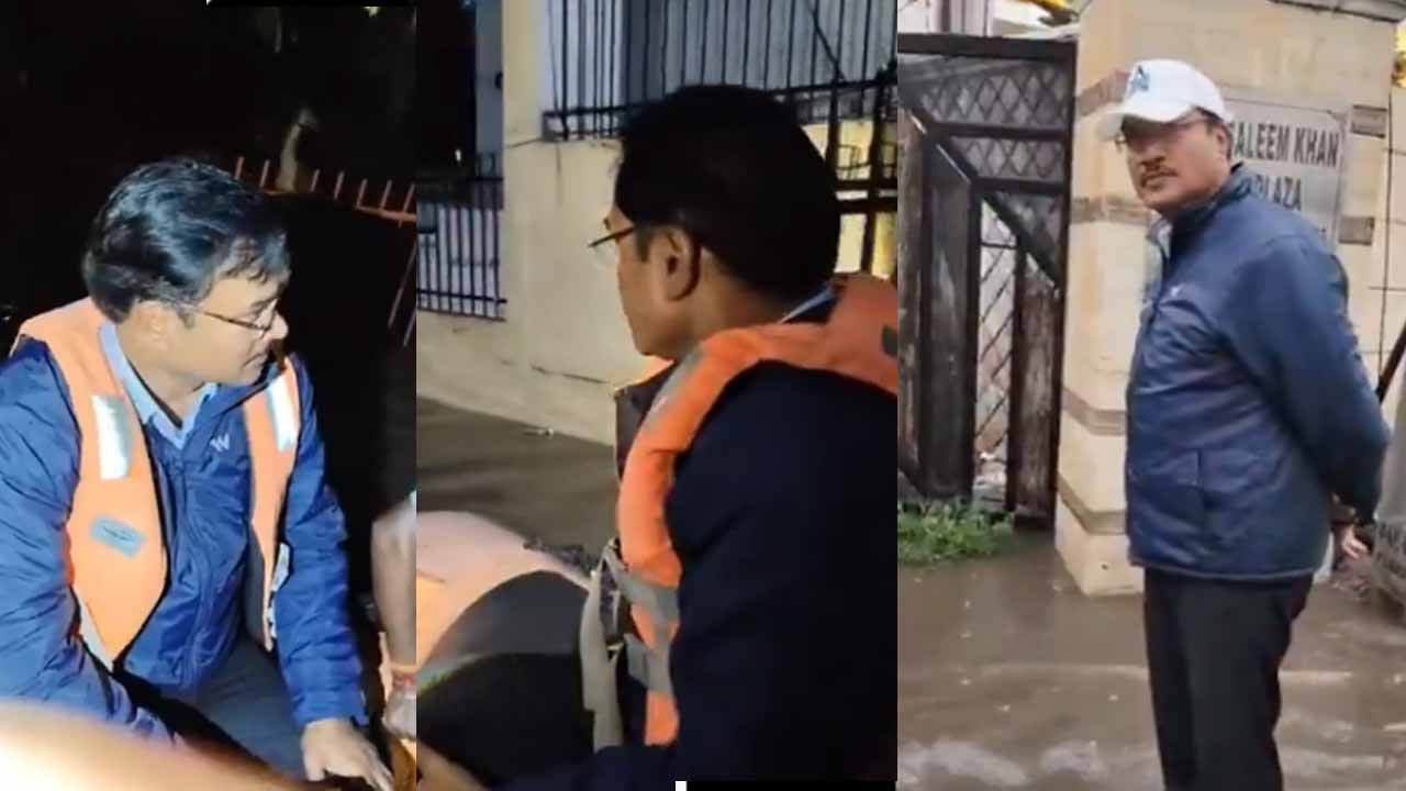 Hydraa : హైదరాబాద్లో వర్షం.. బోట్లలో ప్రజల తరలింపు