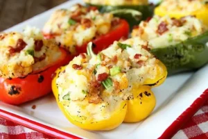 స్టఫ్డ్‌ క్యాప్సికం బైట్స్‌ తయారీ విధానం