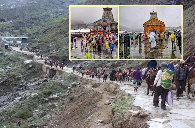  Kedarnath Yatra :  భారీ వర్షాల కారణంగా .. కేదార్‌నాథ్‌ యాత్రకు తాత్కాలిక బ్రేక్‌