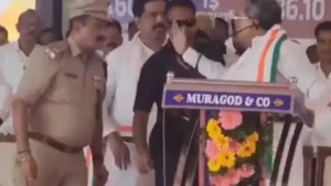 చెంపదెబ్బ కొట్టబోయిన సీఎం సిద్దరామయ్య.. ఏఎస్పీ పదవీ విరమణ